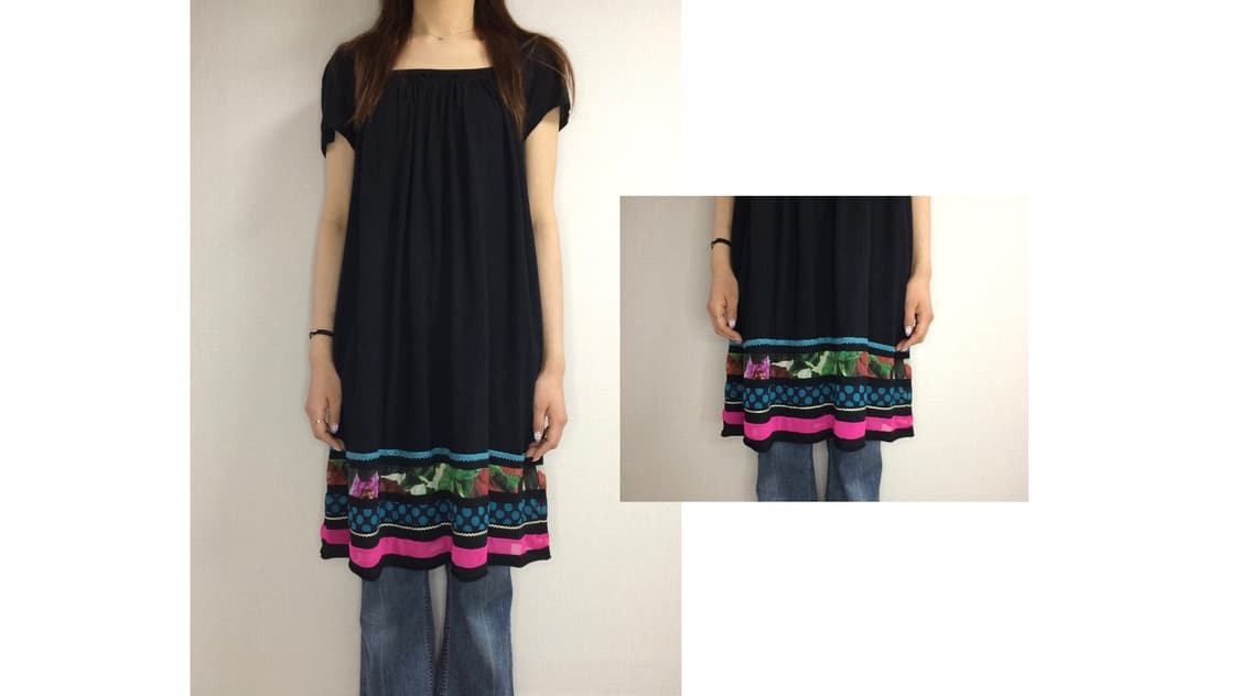 스나오 쿠와하라 에스닉 패치 원피스 상품이미지1