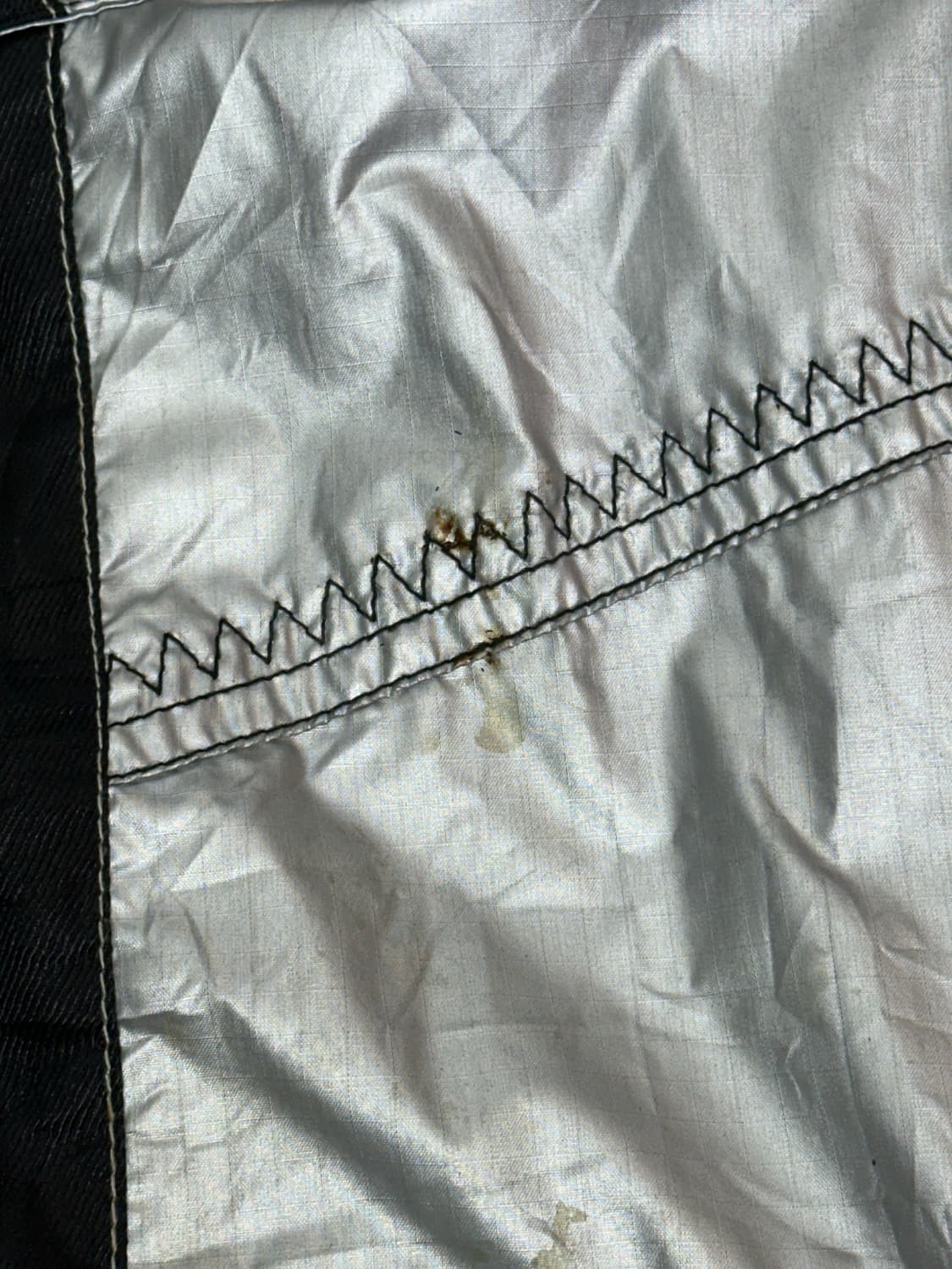 90s 아식스 메탈 유광 y2k 오버핏 바람막이 트랙 자켓 M 상품이미지9