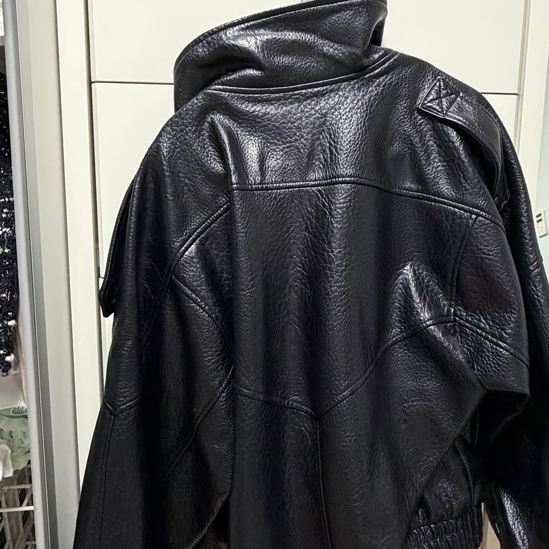 자라 페이크 레더 점퍼 (자라 생로랑 자켓 상품이미지2