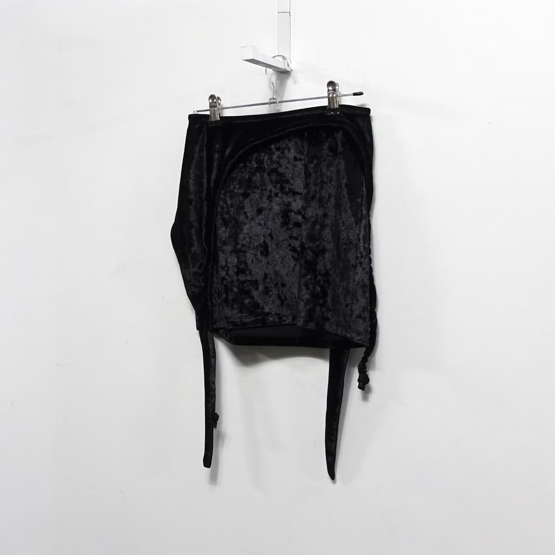 [XS] OTTOLINGER 오토링거 벨벳 스판 레이어드 스커트 상품이미지6