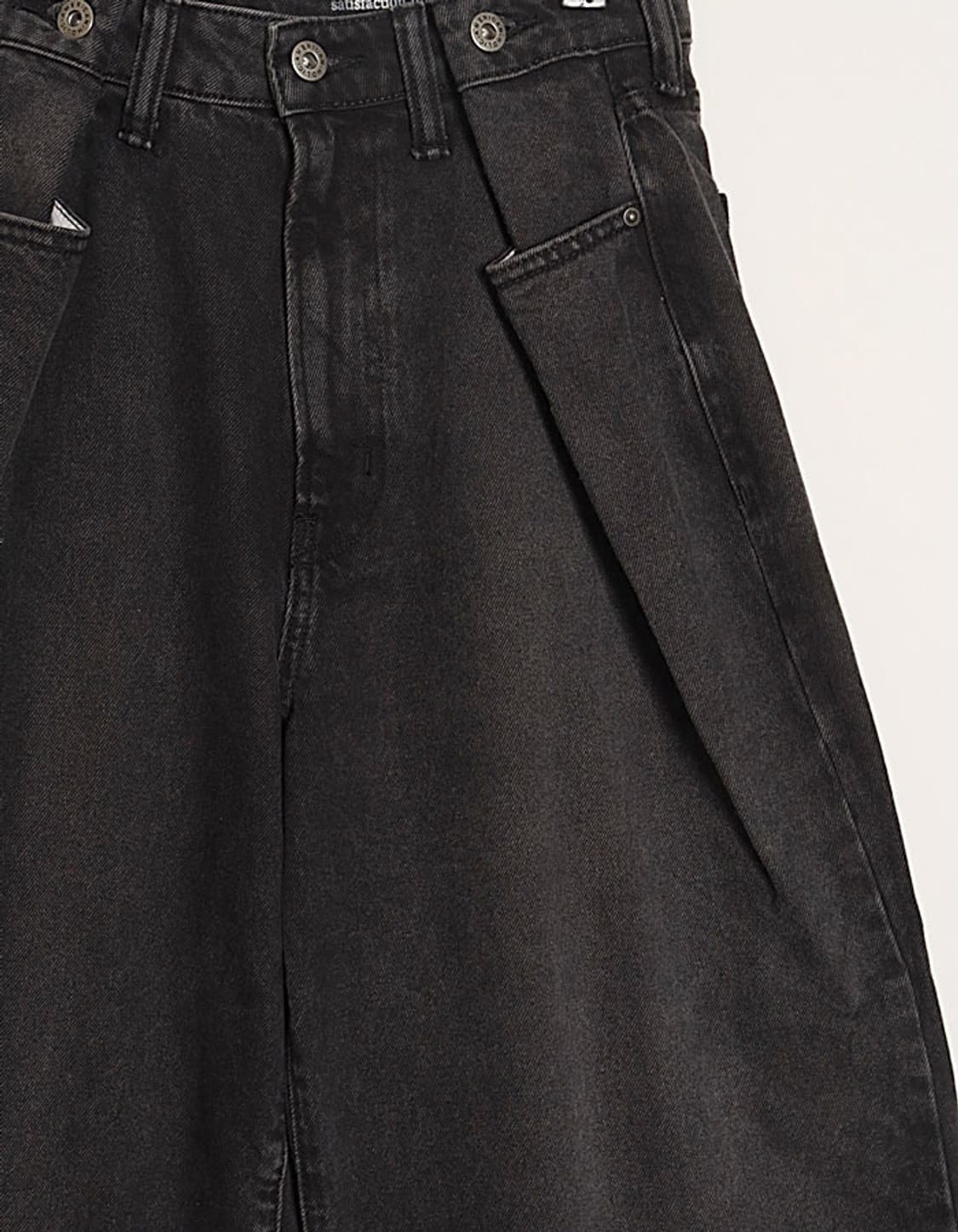 AMERICAN HOLIC Tuck Wide Denim Pant 상품이미지3