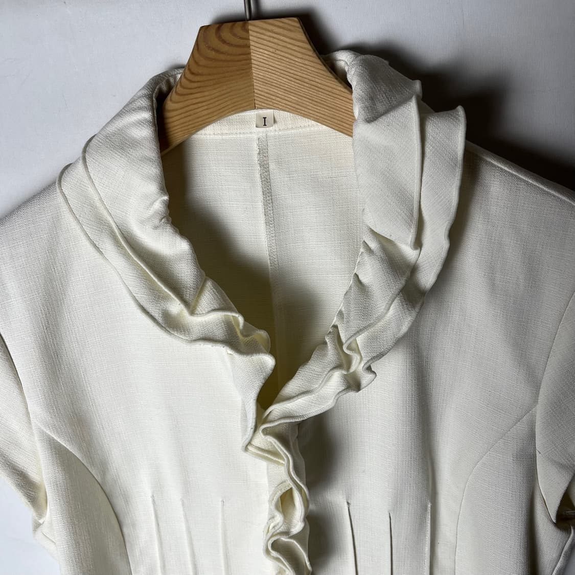 [Naracamic] 나라카미체 러플 반소매 블라우스 탑 상품이미지3