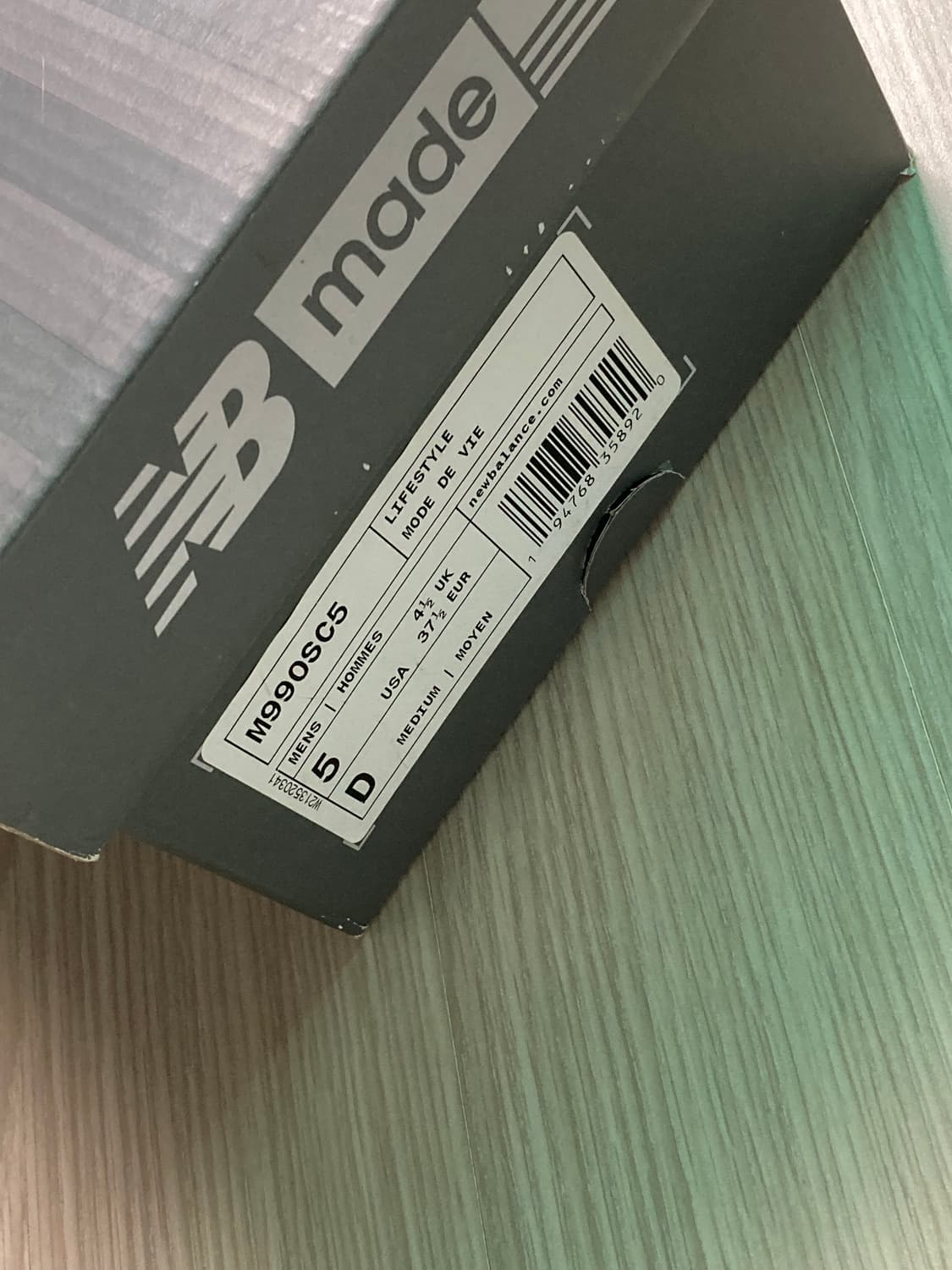뉴발란스 990 v5 slow stready club 상품이미지8