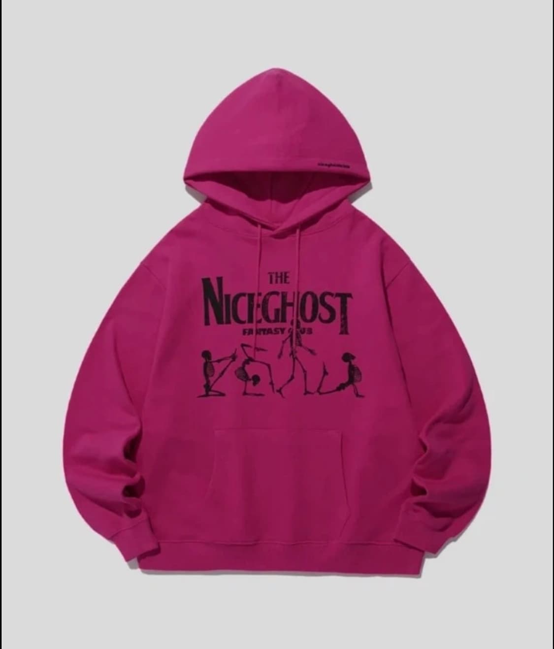 나이트 고스트 클럽 마젠타 후드티 상품이미지3