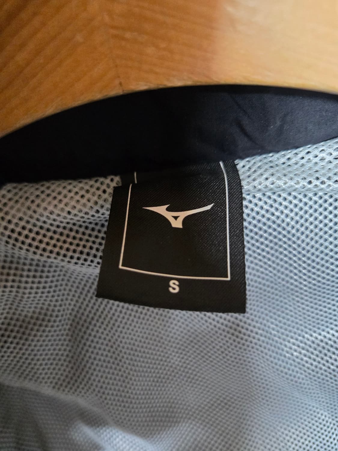 미즈노 블랙/화이트 아노락 바람막이 S 상품이미지8