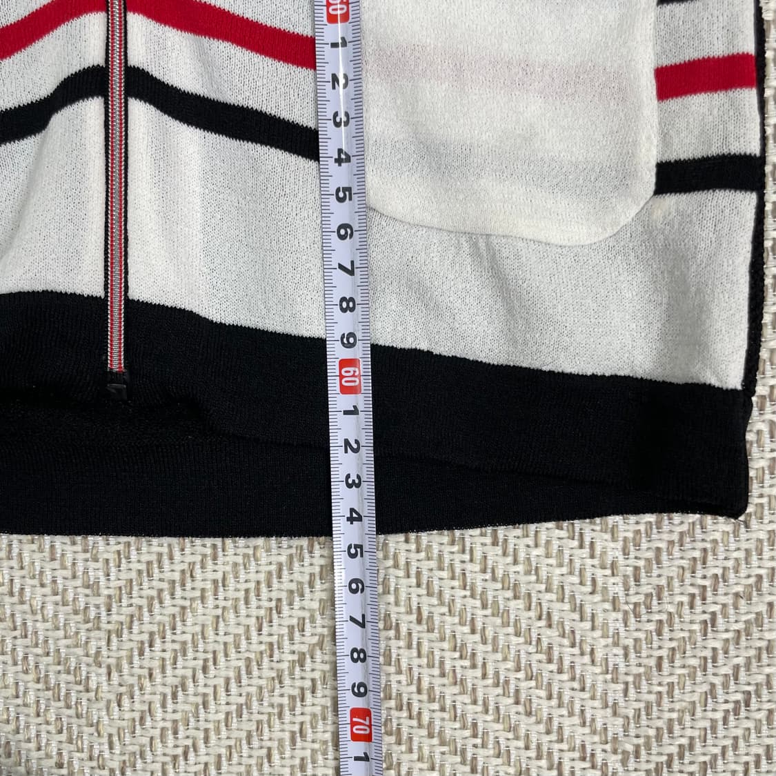 Lynx 골프 니트 조끼 S(90) 블랙 화이트 상품이미지7