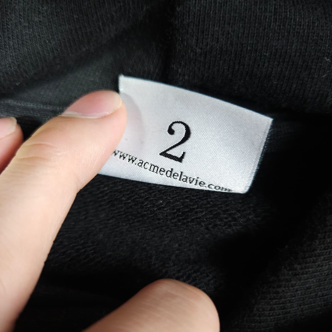 아크메드라비 후드티 블랙 상품이미지5