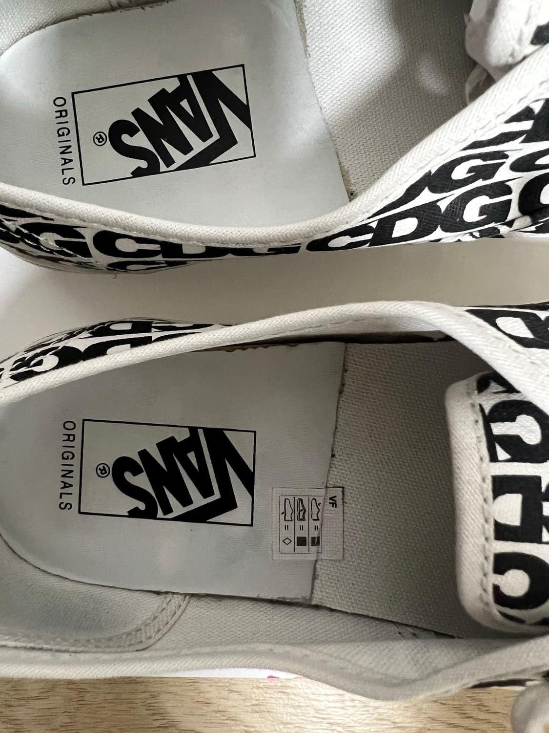 Vans Vault x CDG OG Authentic LX White B 상품이미지5