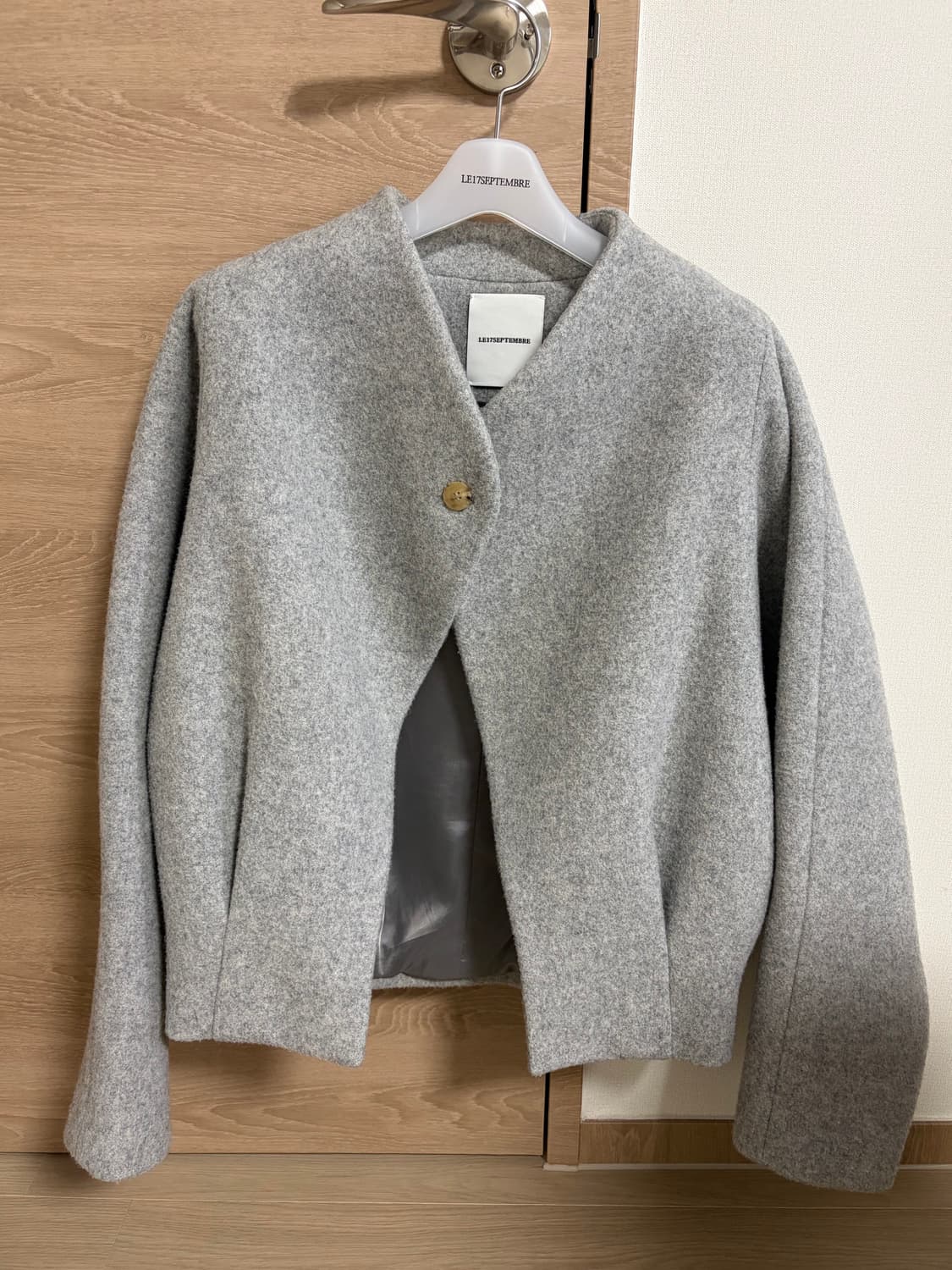 le17septembre 오버사이즈드 울자켓 상품이미지2