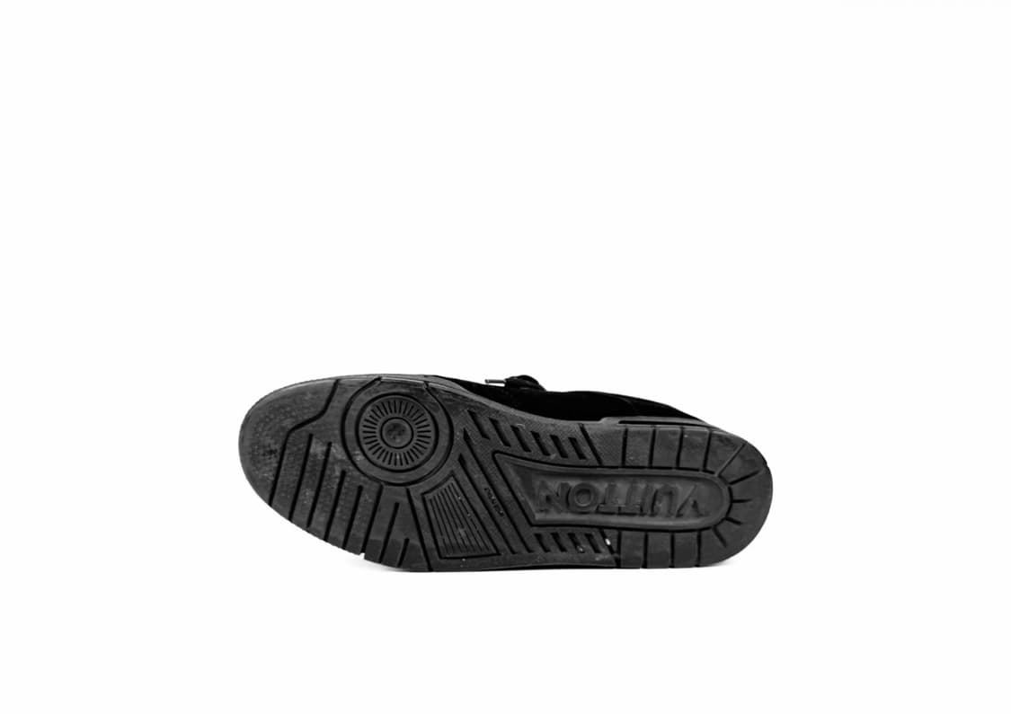 [9] 루이비통 남성 LV 스웨이드 벨벳 트레이너 로우탑 스니커즈 블랙 상품이미지5