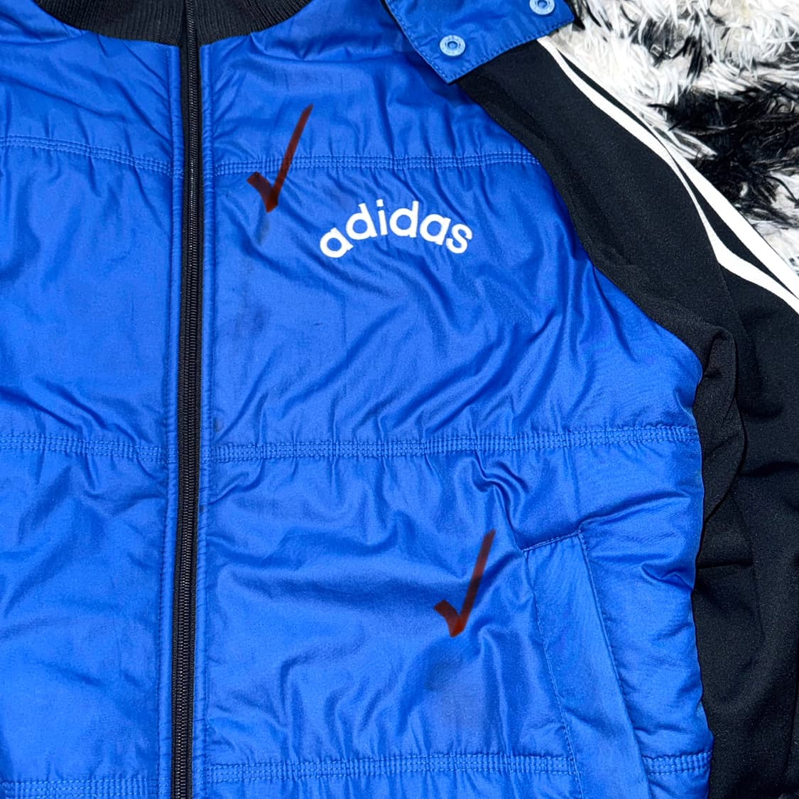 ADIDAS 90s 후드 패딩 져지 자켓 상품이미지4