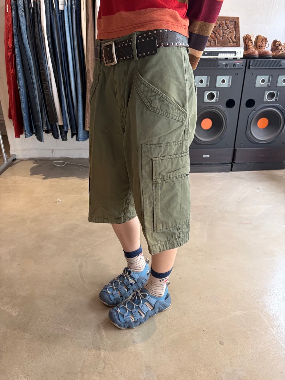 32) Levi's 올리브 카고 쇼츠 상품이미지3