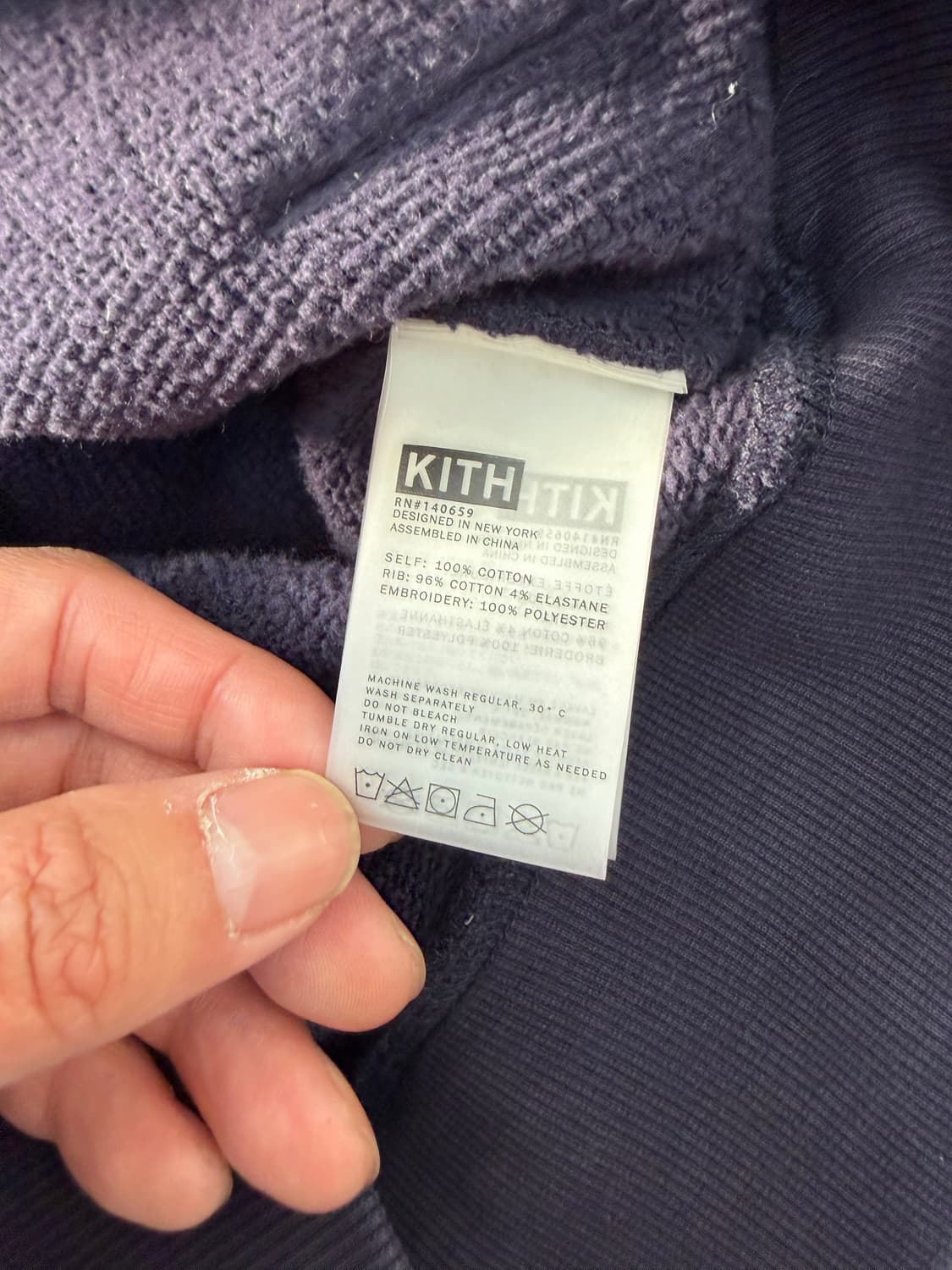 정품) Kith 키스 로고 여성 후드티 XS  상품이미지7