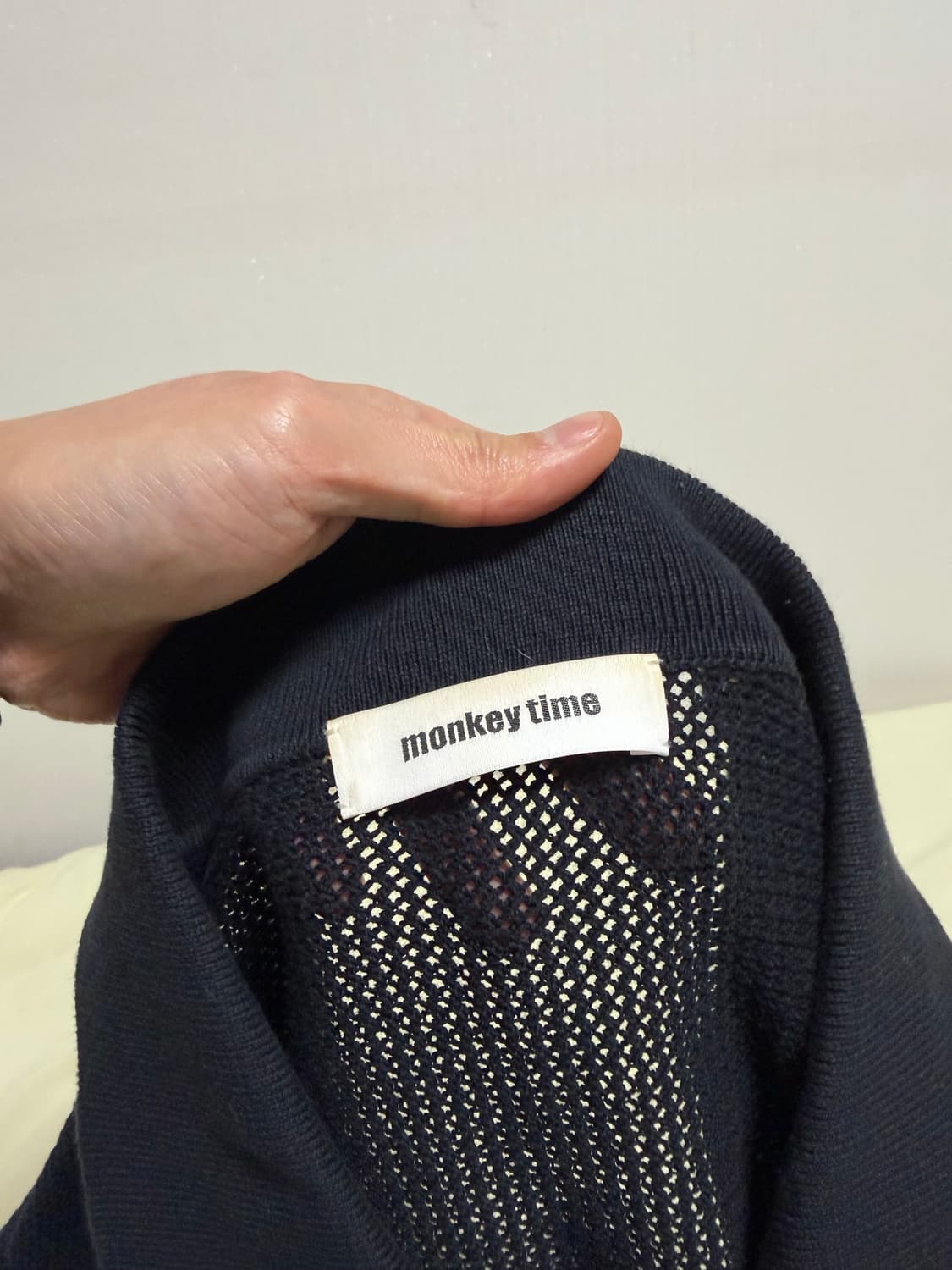 Monkey time crochet cotton cardigan 상품이미지2