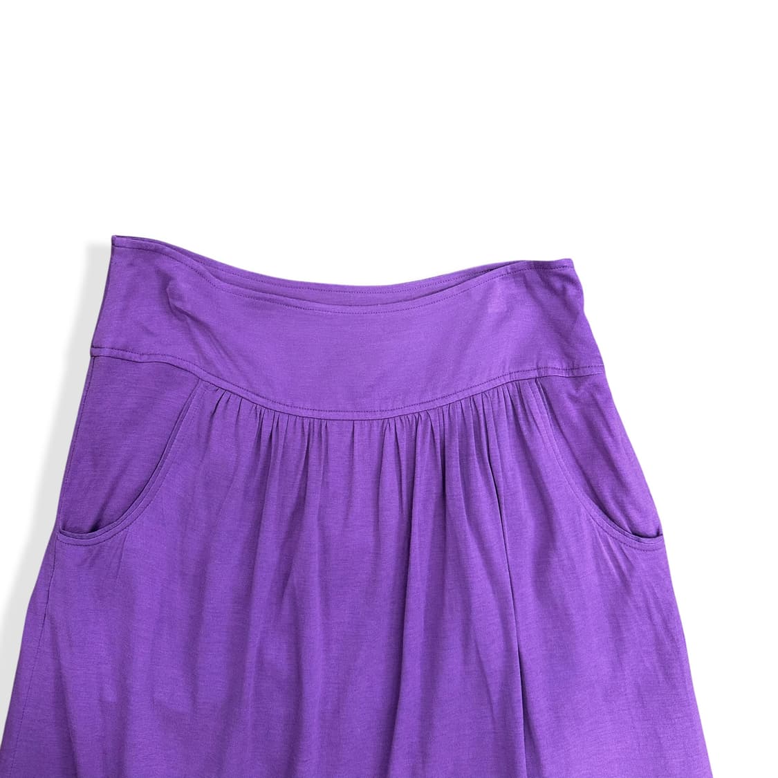 Theory, Plum Drape Midi Skirt 상품이미지4