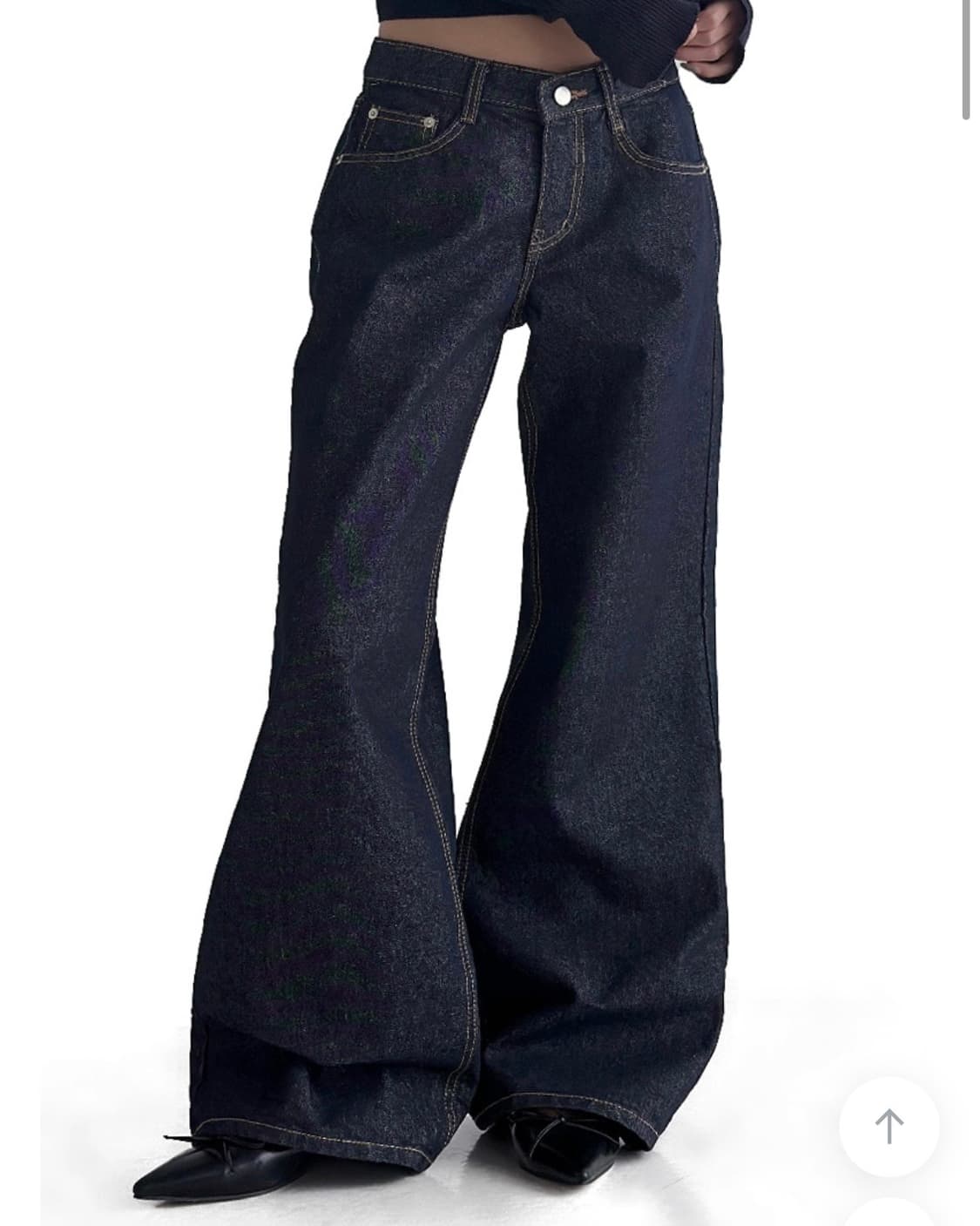 릿킴 NONFADE FLARE RAW JEANS 새상품 상품이미지3