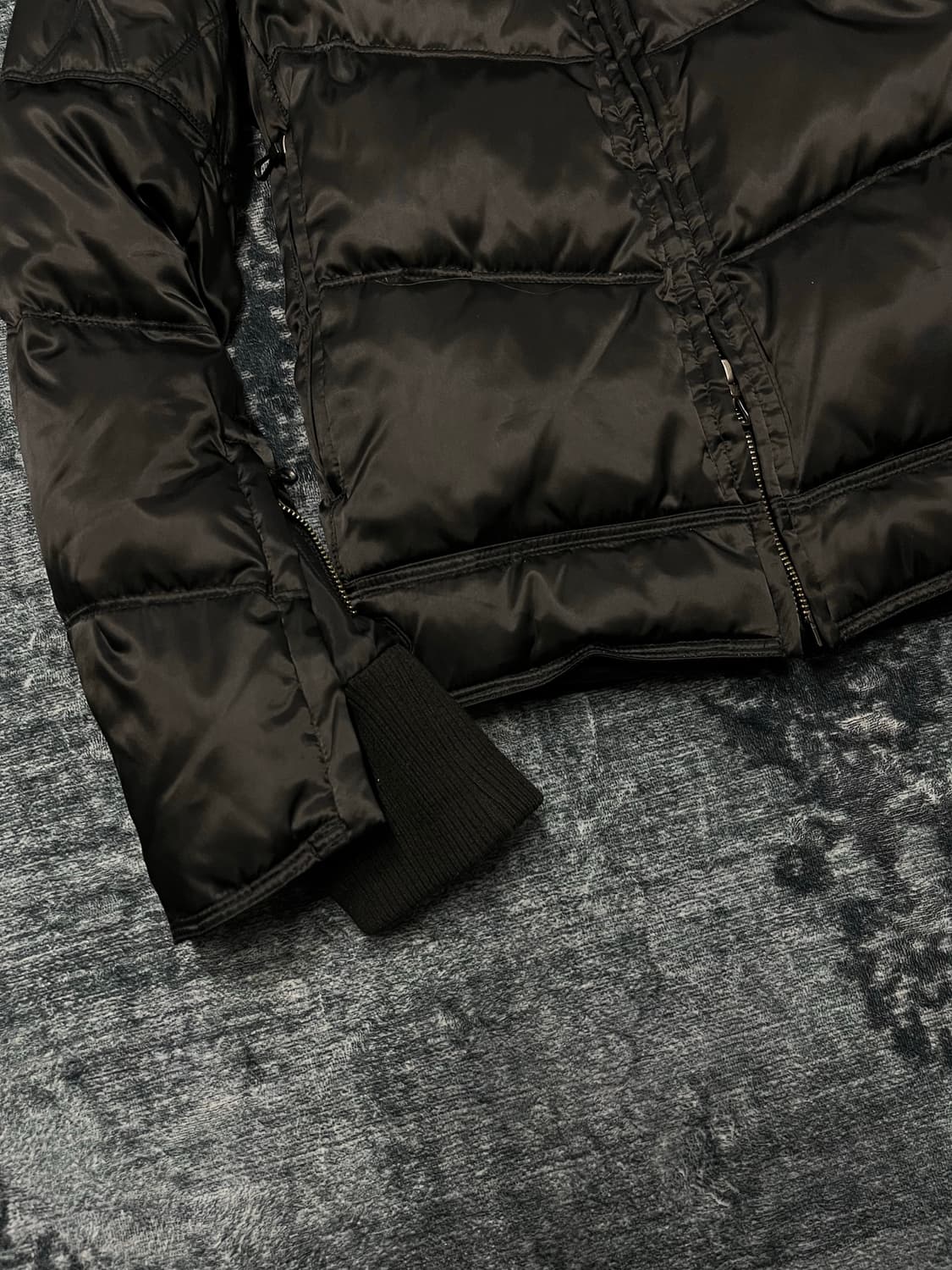 Schlussel 00s biker gimmick down jacket 상품이미지4