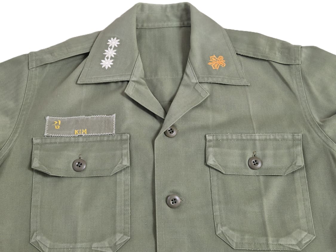 육군 구형 보병 대령 민무늬 전투복 상의 자켓 (M) 상품이미지6