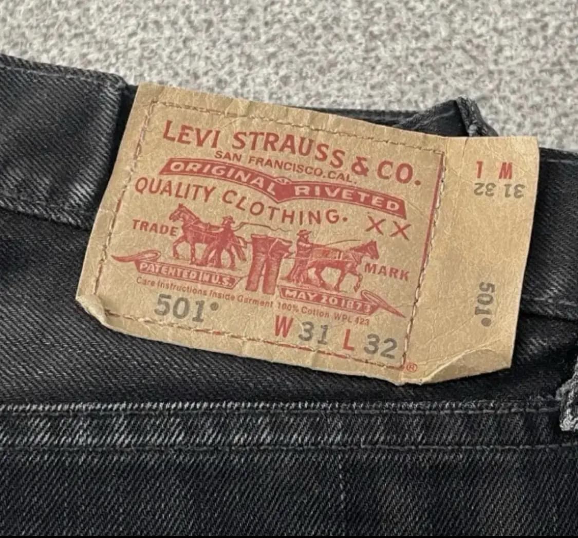 리바이스 501 흑청 상품이미지1