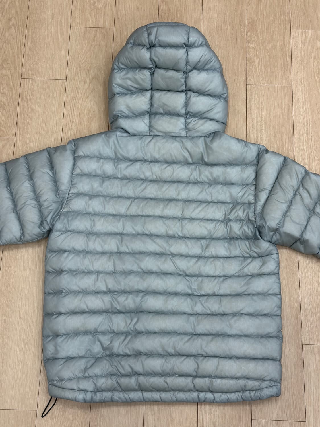 산산기어 서픽스 퍼퍼 자켓 스카이블루 상태 S 상품이미지5