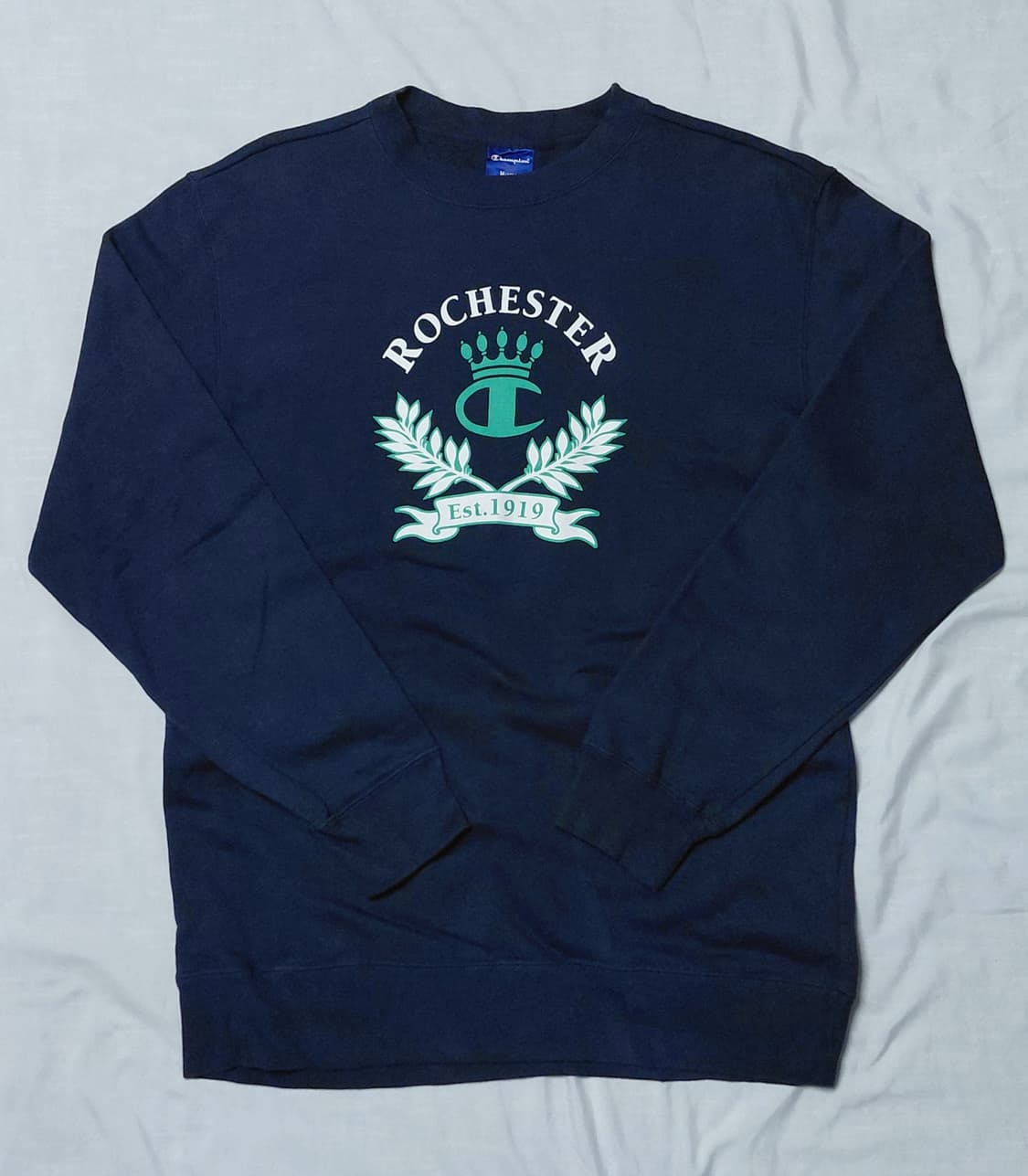 [M] 챔피언 로체스터 헤리티지 그래픽 맨투맨 (네이비) 상품이미지1