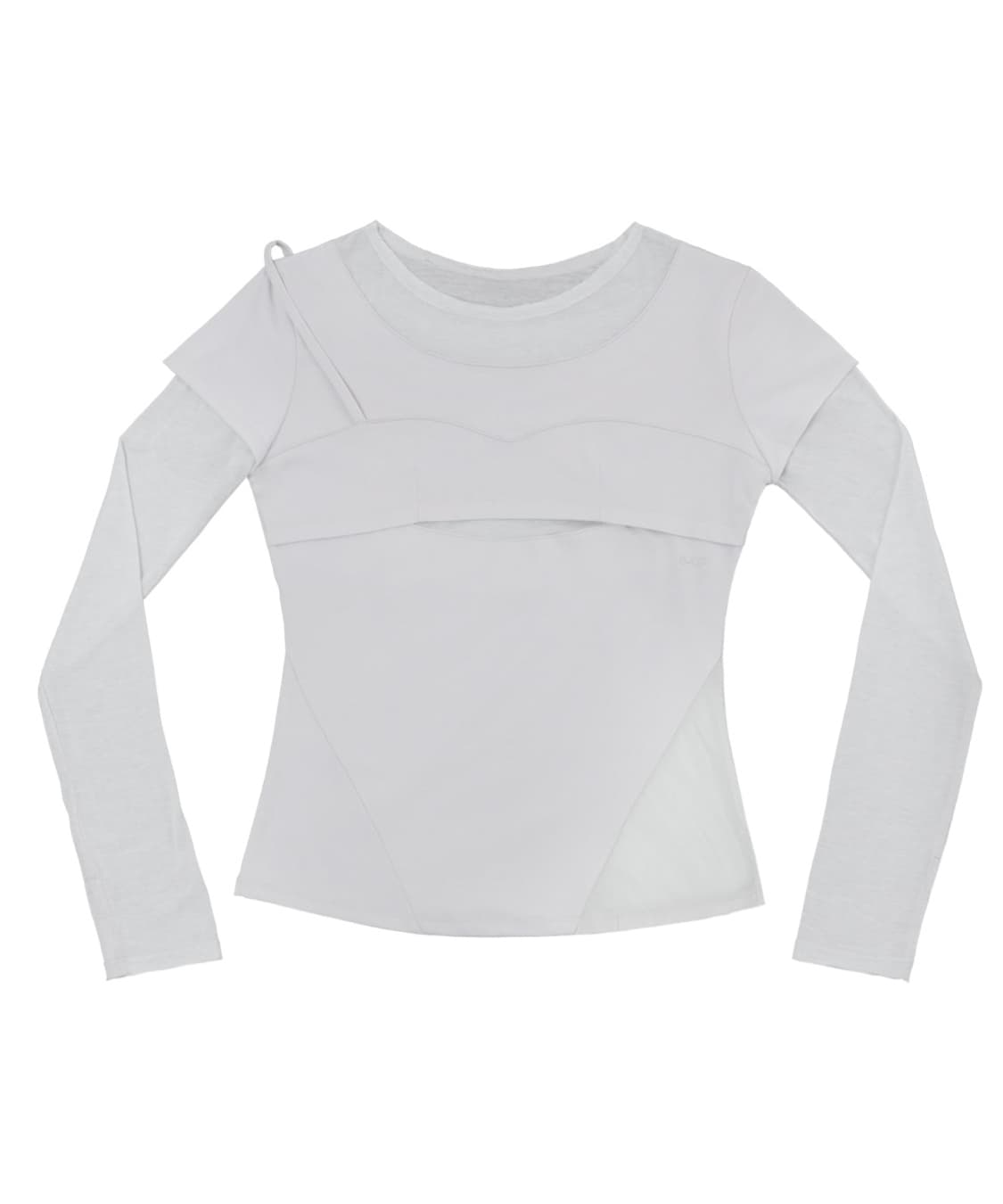 Layered Shoulder Strap Long Sleeves 상품이미지1