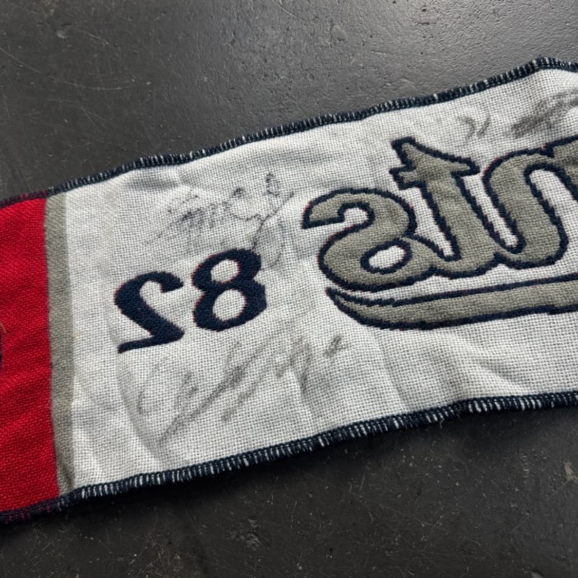 롯데자이언츠 친필 싸인 응원 머플러 상품이미지3