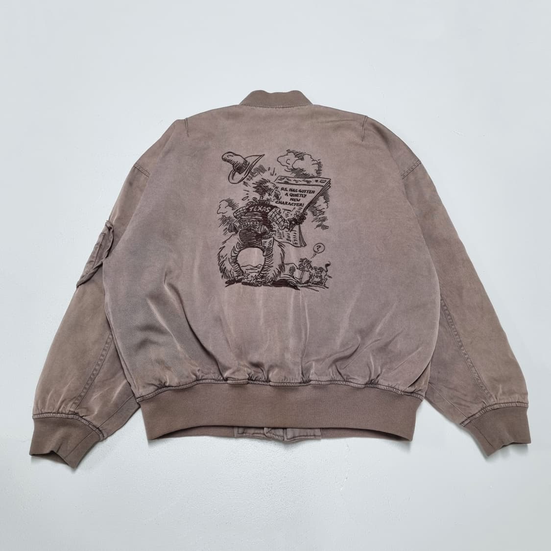 90S PIA SPORTS 페이드 봄버자켓 - XL 상품이미지2