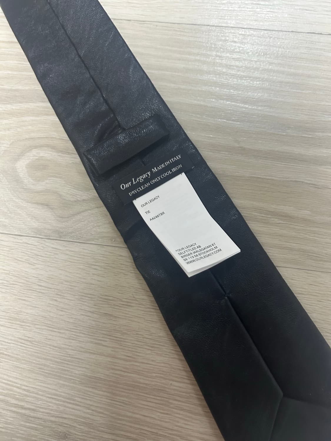 아워레가시 레더 넥타이  상품이미지5