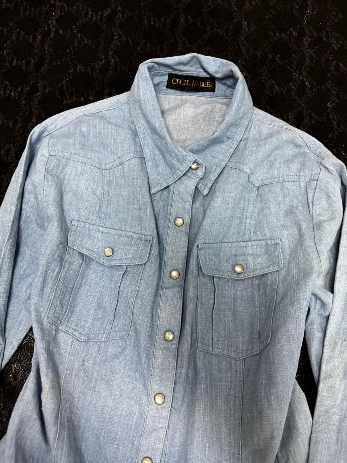 “Cecil mcbee” Minimal Y2K Slim fit Shirt 상품이미지8