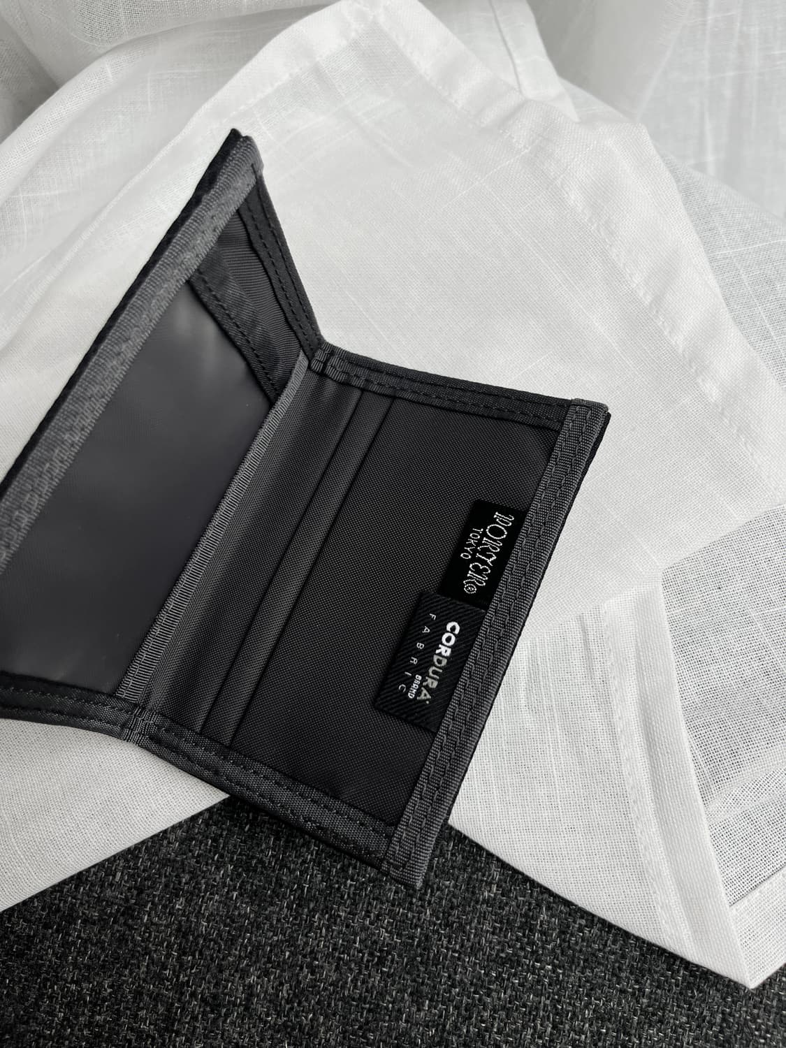 Porter 포터 그레이 로고 카드지갑 상품이미지7