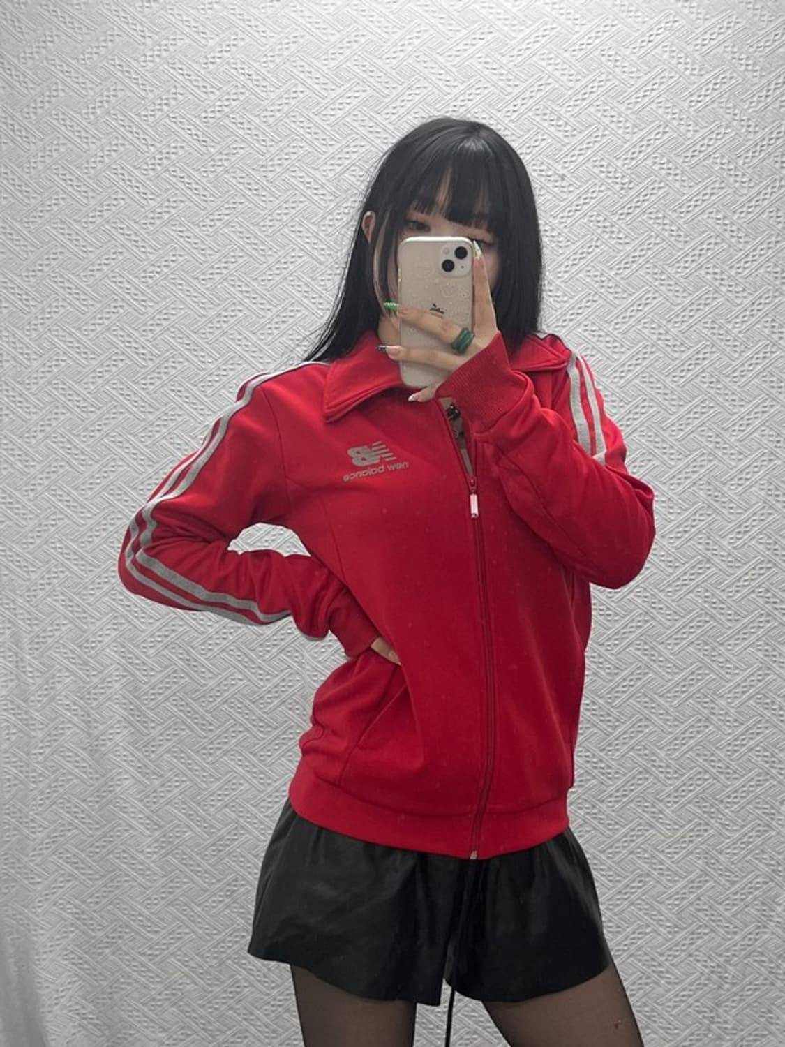 뉴발란스 빈티지 레트로 Y2K 00's 져지 집업 L C09139 상품이미지1