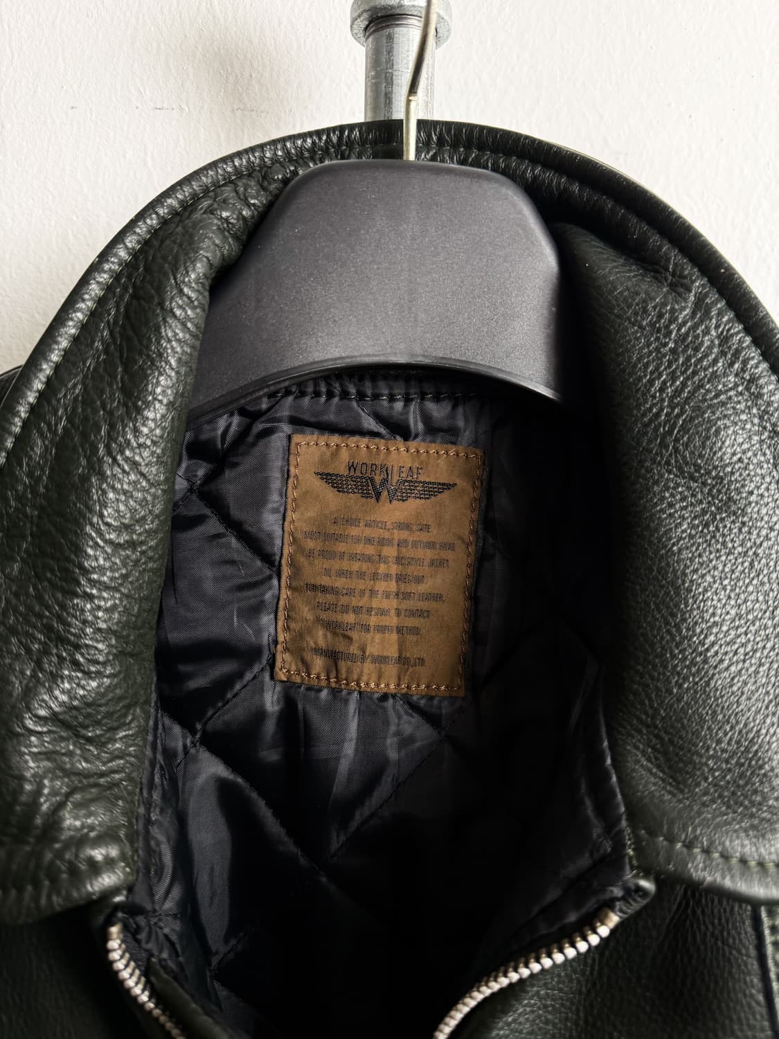 Vintage WORK LEAF Genuine Leather Vest 상품이미지5