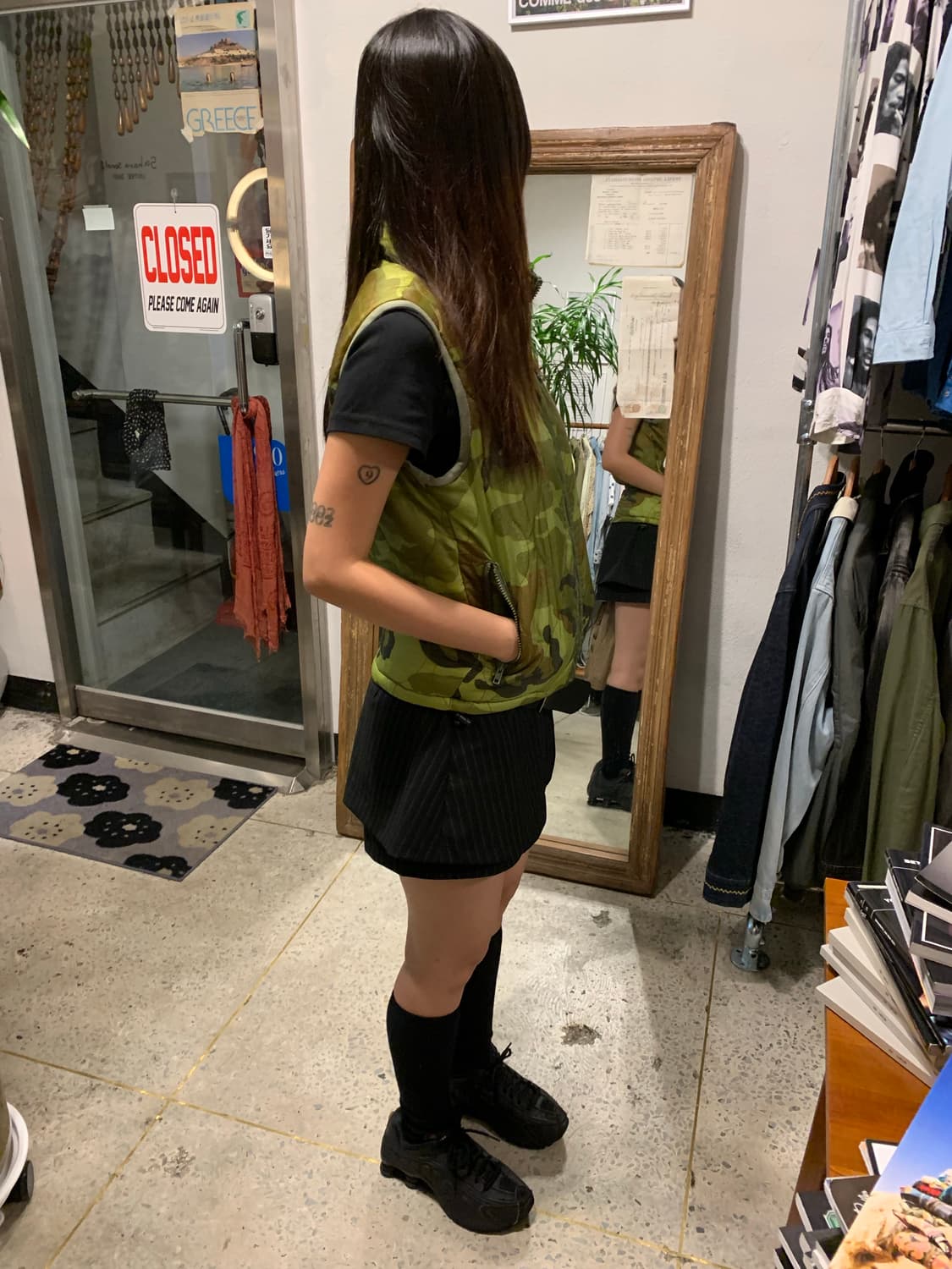 네이버후드 카모 리버시블 베스트 상품이미지2
