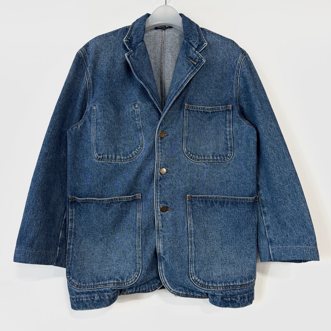 25 FW 쉐르 Charlize 사를리즈 멀티플 포켓 버튼 워싱 데님 자 상품이미지5