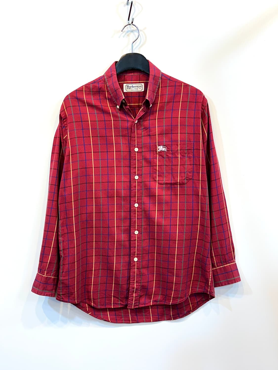 정품 버버리 체크셔츠 M 상품이미지1