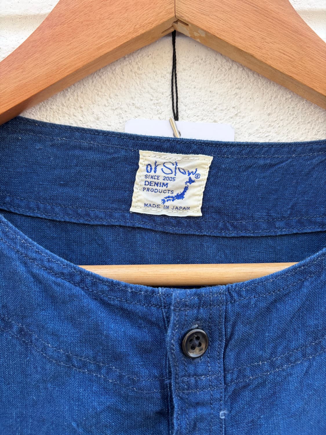 오어슬로우 인디고 린넨셔츠 상품이미지3