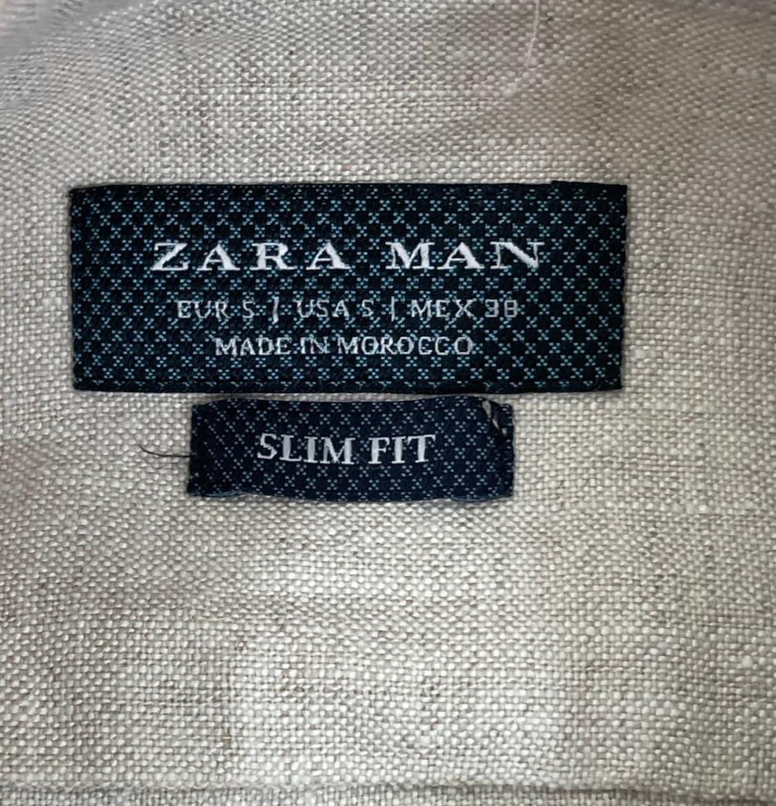 ZARA MAN 슬림핏 리넨 자켓 S 상품이미지3