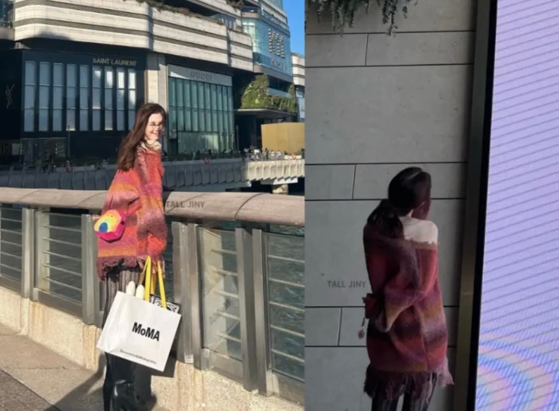 원진스튜디오 한소희 머플러니트 원피스 상품이미지2