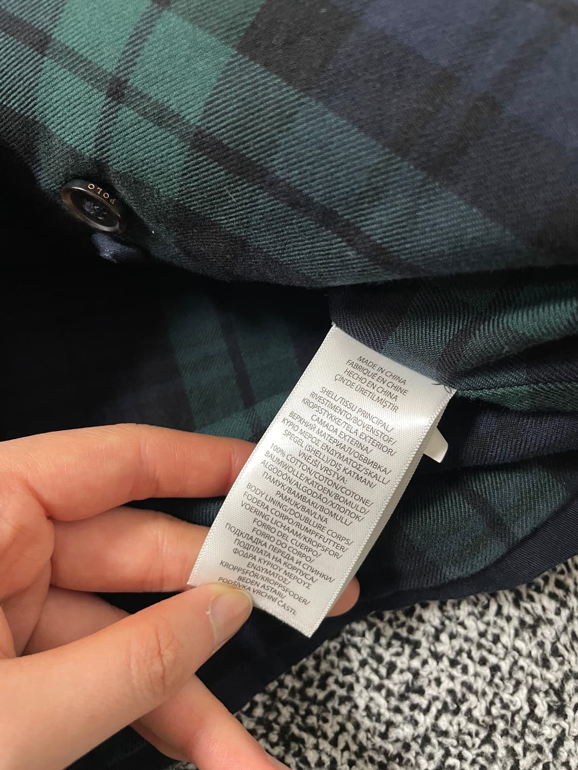 빈티지9. 폴로랄프로렌 바라쿠다 해링턴 코튼 트윌 자켓 상품이미지4