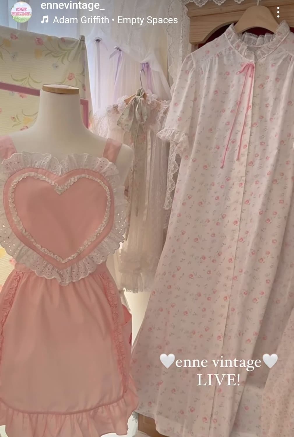 엔느 빈티지 로브 및 잠옷 원피스 상품이미지2