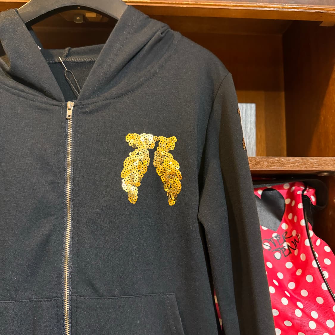 스팽글 백 윙포인트 후드집업 상품이미지3