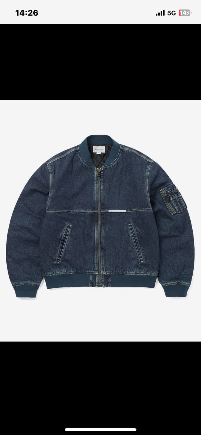 디스이즈네버댓 데님 봄버 L 상품이미지1