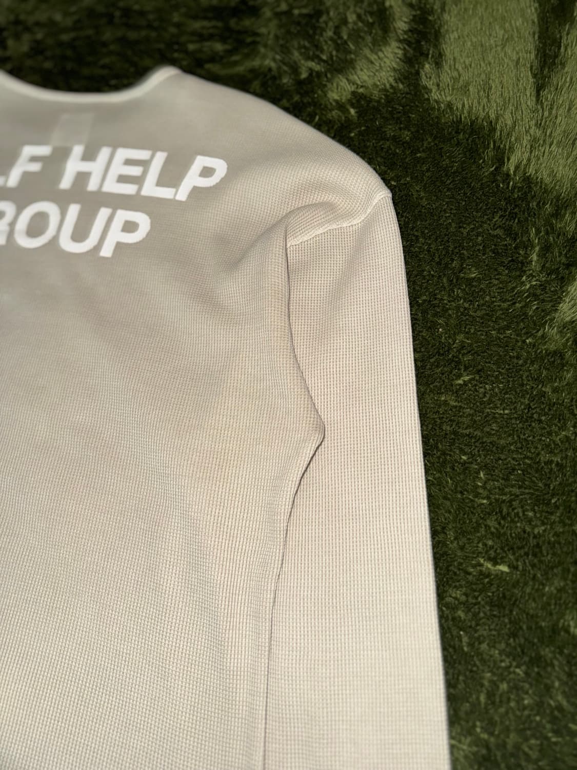 [1] 펀치드렁크파티즈 SHG 가먼트 다이 와플 니트 롱슬리브 상품이미지9