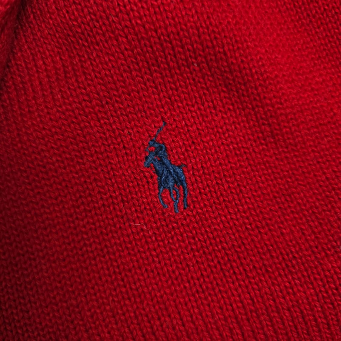 [택포]폴로 반집업 니트 M~L 상품이미지4