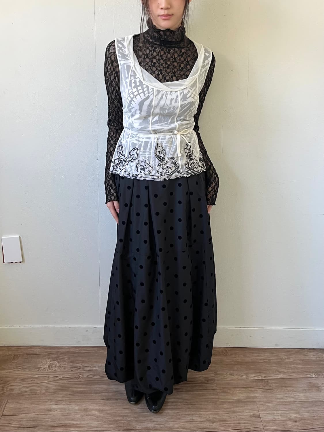 Calabaza 시스루 탑 베스트 상품이미지7