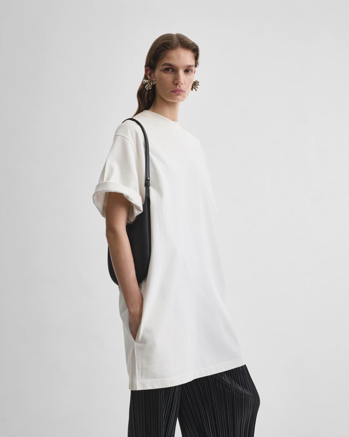 피비파일로 26ss MINI BEAN SLING 백/블랙 상품이미지3