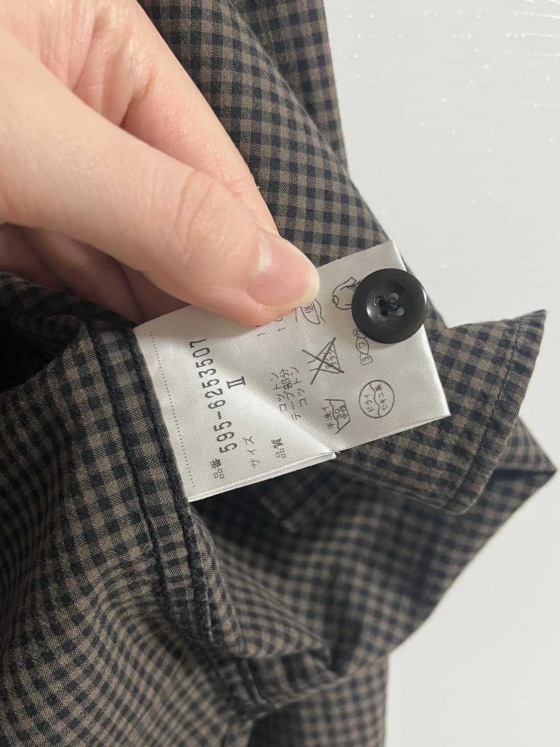 MHL 마가렛호웰 코튼 포플린 체크 셔츠 상품이미지3