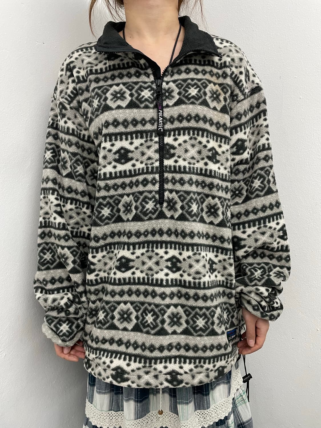 LLbean 노르딕 아노락 후리스 집업 상품이미지1