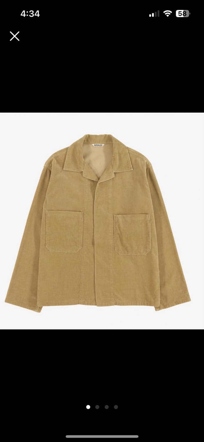 AURALEE 코듀로이 자켓 상품이미지2